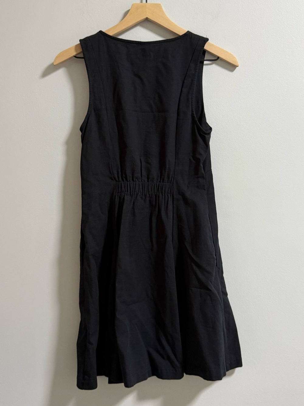 A New Day Classic V-Neck Black Sleeveless Dress - Picture 8 of 8